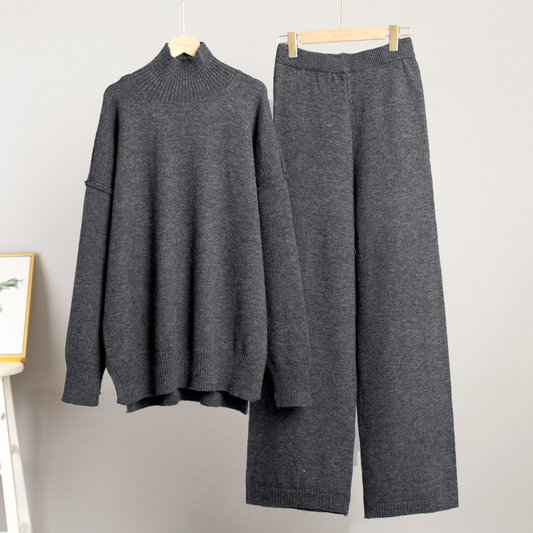 Conjunto de punto gris oscuro